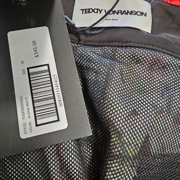 Teddy Vonranson Palm Trees Swim Shorts Trunks Men's Size 36 Msrp $345 - Picture 9 of 11